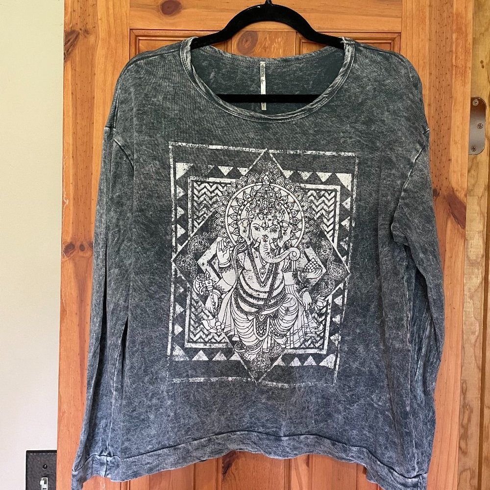 Ganesh L/S Top with Rhinestone